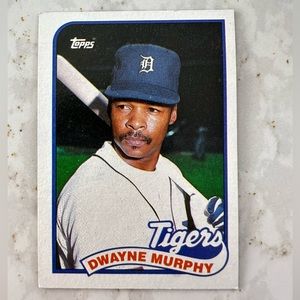 topps 1989 dwayne murphy tigers baseball card